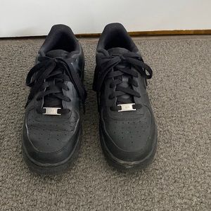 Black Nike Air Force One - excellent condition